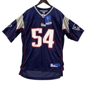 Reebok On Field Tedy Bruschi New England Patriots #54 Official Licensed Jersey